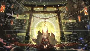 湖中神社少女