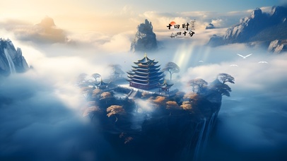 高耸入云灵隐寺