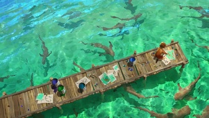 写生-碧海长桥