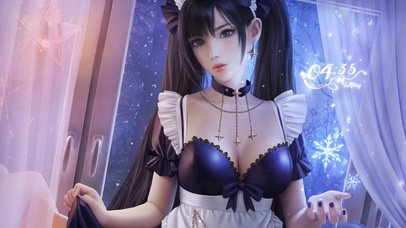 唯美清纯女仆少女