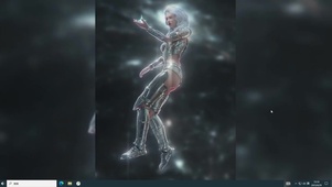 炫酷VJ 赛博朋克机甲女神
