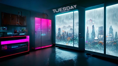 赛博朋克雨