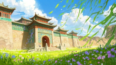 花漾壁纸|古城晴日