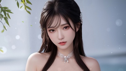 4K唯美清纯古风美女