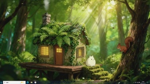 蕨茸小筑的晨光-桌面主题