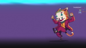 卡通小丑狐狸