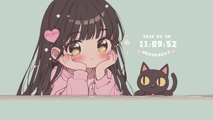 发呆的女孩