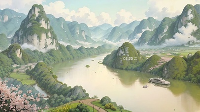 护眼清新 风景如画