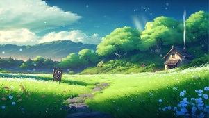 草地小屋