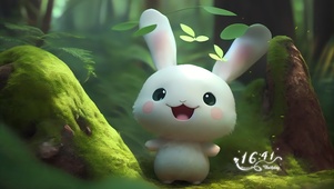 绿色森林小兔