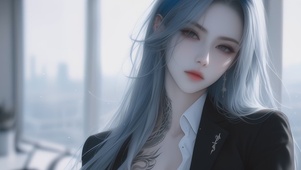 气质纹身美女