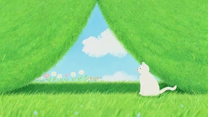 白猫的春日遐想