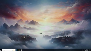 夕照私语-桌面主题