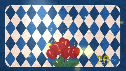 文艺复古 红色郁金香