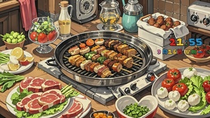 滋滋肉串