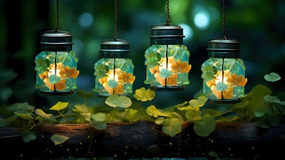 许愿瓶里的四叶草