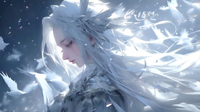 祈祷和平的羽族公主