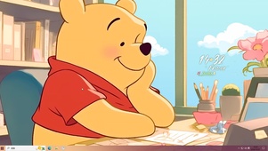可爱的维尼熊