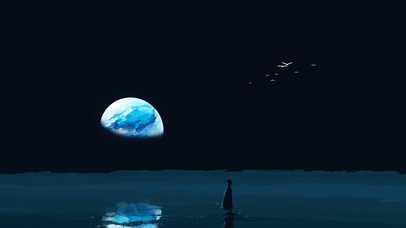 4k高清简约星空海