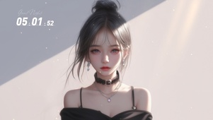 丸子头少女