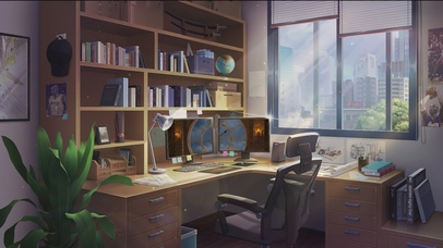 唯美治愈午后房间