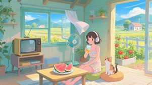 悠闲的夏日午后
