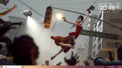 AI绘画美女 生化危机 艾达王