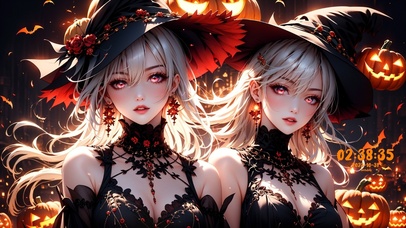 万圣节火焰巫女