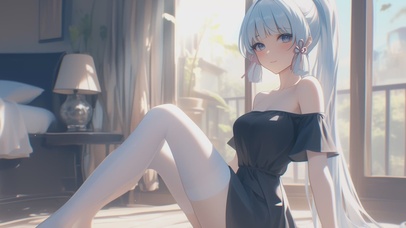 二次元居家女孩