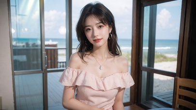 可爱甜美的美女