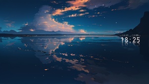 樱花海景