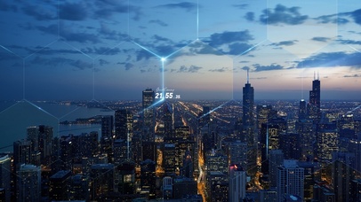 6K 繁华都市夜景