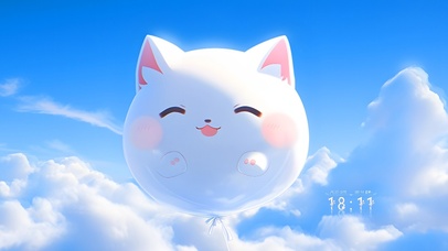 猫咪可爱气球
