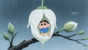雨中小新