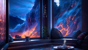 窗外的火焰山
