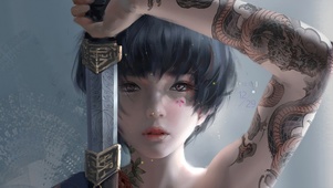超萌短发女孩