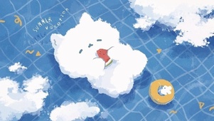 游泳的小云朵