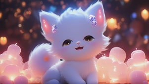 4K立体互动呆萌可爱猫咪(禁转