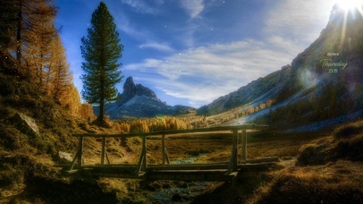 4K唯美治愈森林高山云海