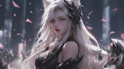 4K甜美可爱猫耳美少女