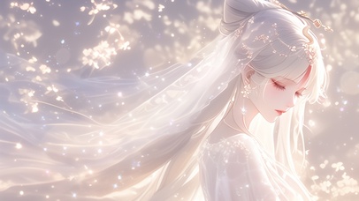 雪墨壁纸丨凝光丨灵纱逸雪丨