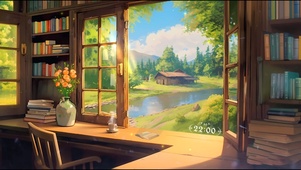 明媚的乡间晴日