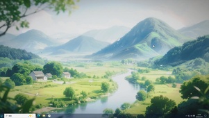 晴川绿野-桌面主题