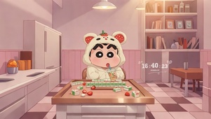 一起搓麻将