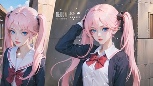 可爱樱花姐妹