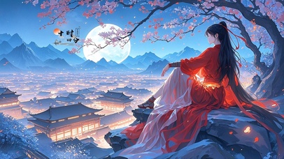 一览众山小的侠女