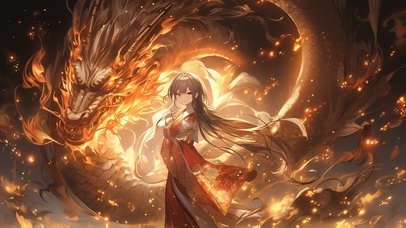 4K 火龙 龙战士 火之女