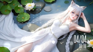 4k白发少女