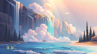 4K 飞流直下三千尺