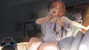 瞌睡少女